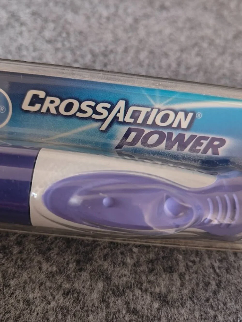 Oral B Cross Action Power Dual Clean Toothbrush Medium Purple New Battery